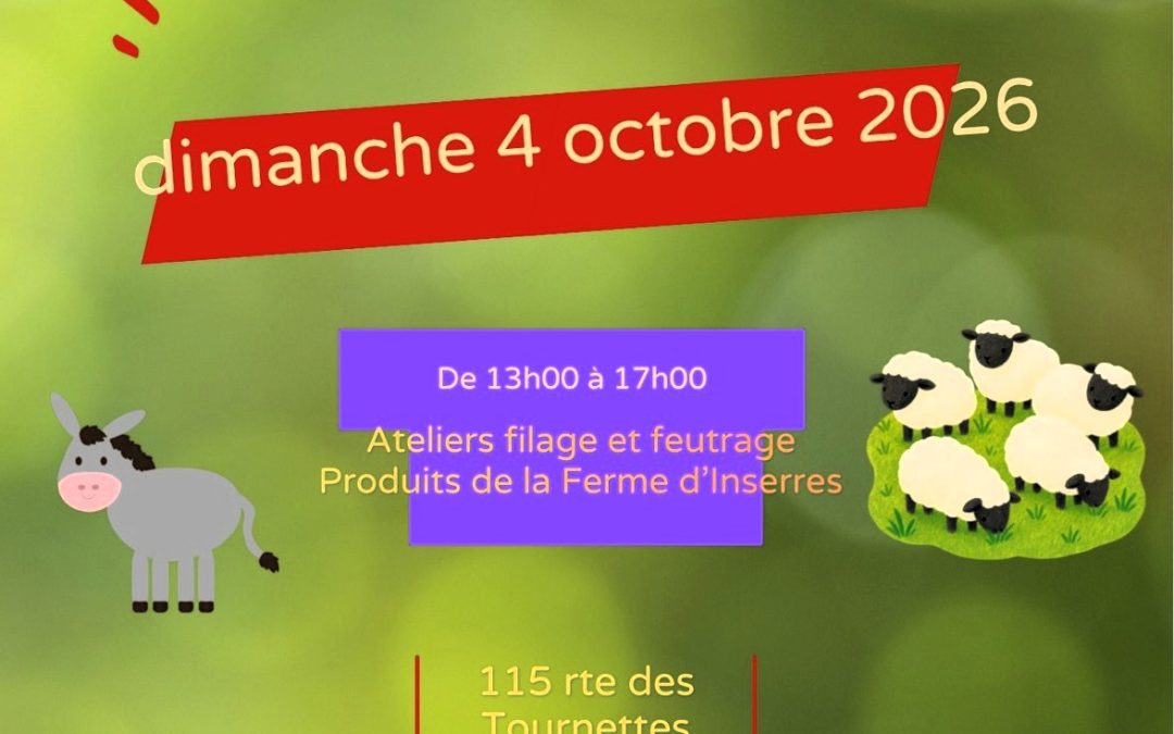 Fête de la Laine – 4 octobre 2026